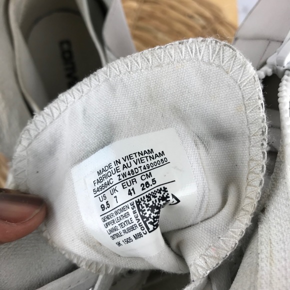 Converse Chuck Taylor All Star Lex Wedge White 9.5 - Picture 10 of 10